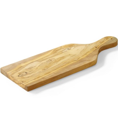 Deska do serwowania z drewna oliwnego z uchwytem 400 x 140 x 18 mm - Hendi 505250 Deska do serwowania z drewna oliwnego z uchwytem 400 x 140 x 18 mm - Hendi 505250