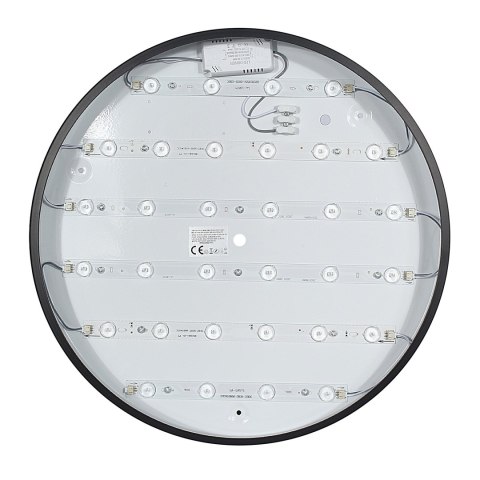 Plafon Natynkowy LED 40cm Okrągły BB01 40W 3000K Czarny Plafon Natynkowy LED 40cm Okrągły BB01 40W 3000K Czarny