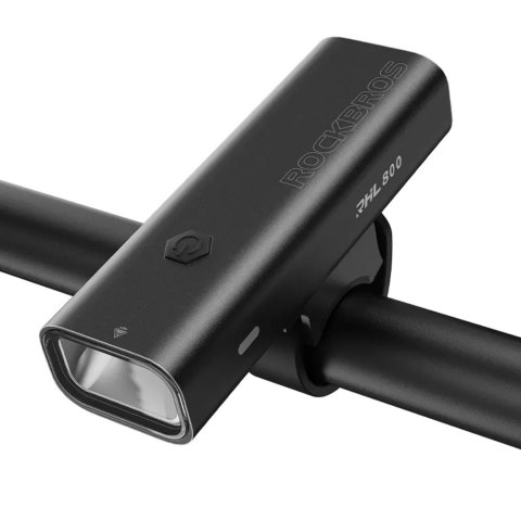 Lampka rowerowa przednia 800lm + kabel USB-C 4 tryby pracy Lampka rowerowa przednia 800lm + kabel USB-C 4 tryby pracy