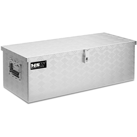 Skrzynia narzędziowa transportowa aluminiowa zamykana na klucz 48 l 76 x 35 x 25.5 cm Skrzynia narzędziowa transportowa aluminiowa zamykana na klucz 48 l 76 x 35 x 25.5 cm