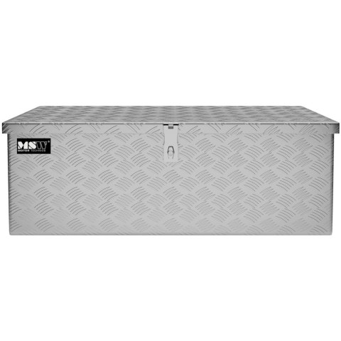 Skrzynia narzędziowa transportowa aluminiowa zamykana na klucz 48 l 76 x 35 x 25.5 cm Skrzynia narzędziowa transportowa aluminiowa zamykana na klucz 48 l 76 x 35 x 25.5 cm