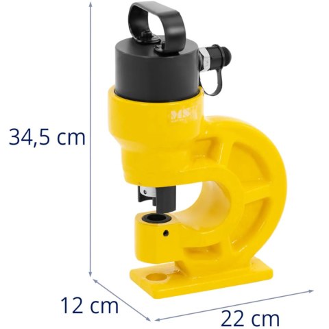 Dziurkacz wycinak wybijak do blach hydrauliczny 4 matryce 31 t Dziurkacz wycinak wybijak do blach hydrauliczny 4 matryce 31 t