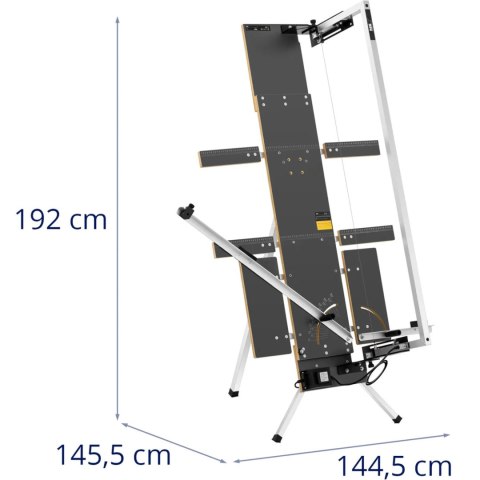 Maszyna przecinarka do styropianu ze wspornikiem stojakiem dł. 1300 mm gł. 330 mm 200 W Maszyna przecinarka do styropianu ze wspornikiem stojakiem dł. 1300 mm gł. 330 mm 200 W