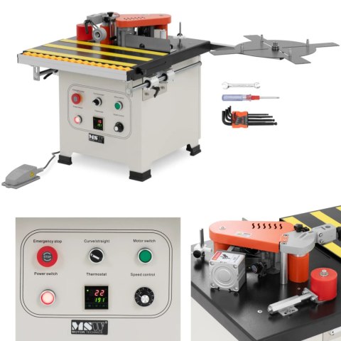 Okleiniarka do krawędzi mebli drewna forniru PCV ABS 0.3-3 mm 850 W Okleiniarka do krawędzi mebli drewna forniru PCV ABS 0.3-3 mm 850 W