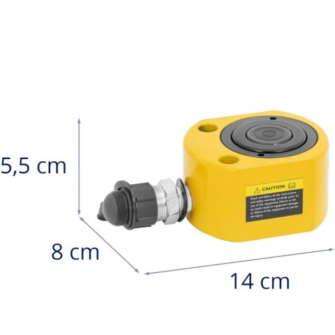Siłownik cylinder hydrauliczny dwustronnego działania 30 mm 20 t Siłownik cylinder hydrauliczny dwustronnego działania 30 mm 20 t