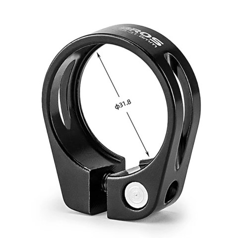 Obejma rowerowa zacisk do sztycy 27.2 i 28.6 mm pod siodełko na śrubę - czarna Obejma rowerowa zacisk do sztycy 27.2 i 28.6 mm pod siodełko na śrubę - czarna