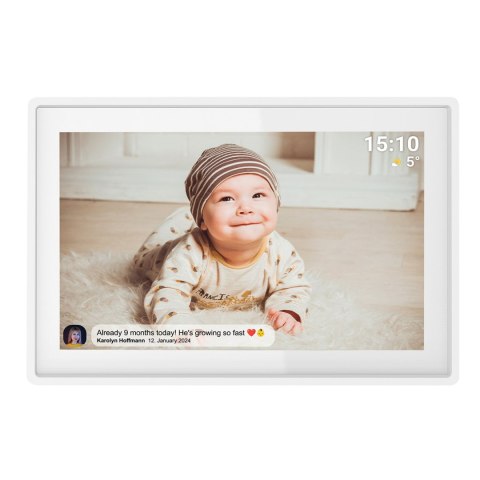 Ramka cyfrowa 10.1'' 16GB microSD WiFi Frameo PFF-1021W - biała Ramka cyfrowa 10.1'' 16GB microSD WiFi Frameo PFF-1021W - biała