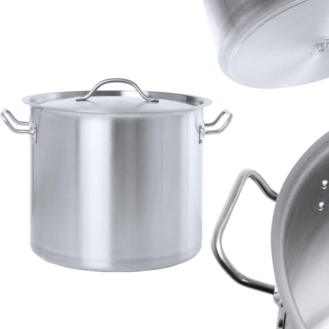 Garnek średni z pokrywką Budget Line 14 l 300x200 - Hendi 832837 Garnek średni z pokrywką Budget Line 14 l 300x200 - Hendi 832837