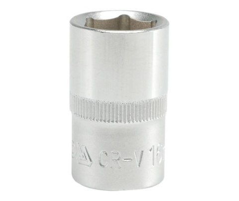 NASADKA KRÓTKA 6-KĄTNA CHROMOWANA 1/2'' 16MM YATO