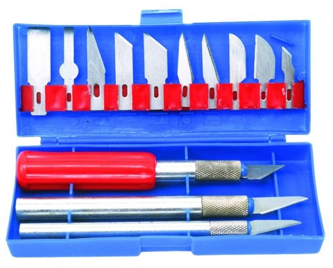 NOŻYKI MODELARSKIE 16 CZĘŚCI TOP TOOLS NOŻYKI MODELARSKIE 16 CZĘŚCI TOP TOOLS