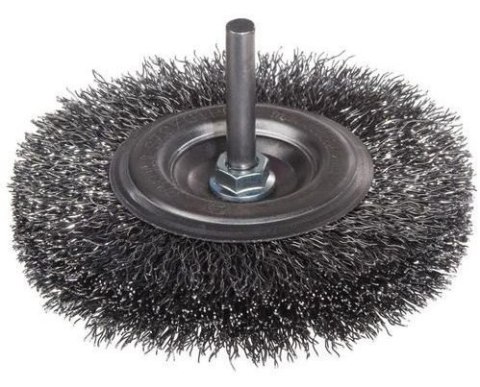 SZCZOTKA TARCZOWA DRUT STALOWY TRZPIEŃ 6MM FI60MM UN SZCZOTKA TARCZOWA DRUT STALOWY TRZPIEŃ 6MM FI60MM UN