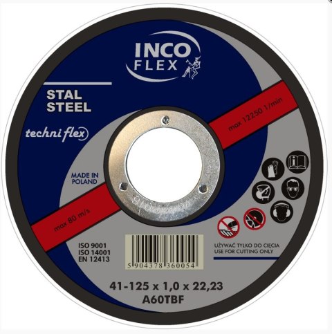 TARCZA WYPUKŁA T27 180*6.0*22 TECHNIFLEX TARCZA WYPUKŁA T27 180*6.0*22 TECHNIFLEX