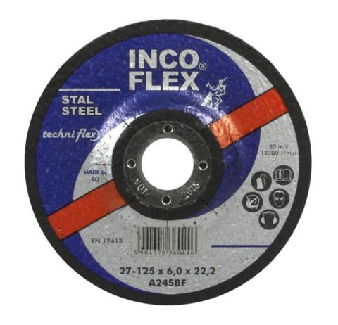TARCZA WYPUKŁA T27 230*3.2*22 TECHNIFLEX TARCZA WYPUKŁA T27 230*3.2*22 TECHNIFLEX