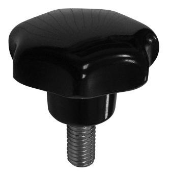 UCHWYT BAKELITOWY Z TRZPIENIEM CZARNY M6*15MM DIN6336L UN UCHWYT BAKELITOWY Z TRZPIENIEM CZARNY M6*15MM DIN6336L UN