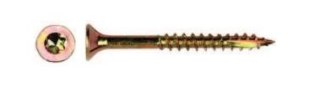 WKRĘT DO DREWNA OCYNK ŻÓŁTY NA TORX PFS+ T20 4.0*45MM UN