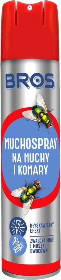 ŚRODEK OWADOBÓJCZY - MUCHOSPRAY 390/250 ML BROS ŚRODEK OWADOBÓJCZY - MUCHOSPRAY 390/250 ML BROS