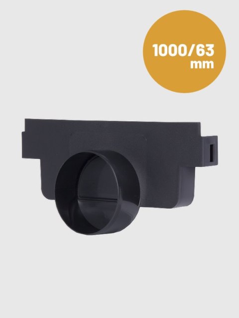 SYSTEM 1000*63 ZAŚLEPKA LEWA - ODPŁYW UN SYSTEM 1000*63 ZAŚLEPKA LEWA - ODPŁYW UN