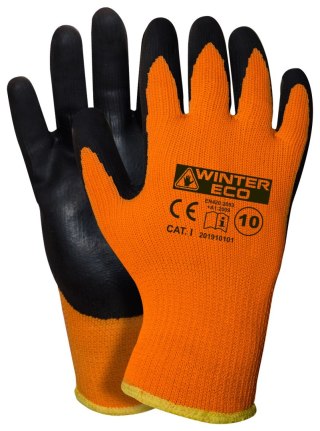 RĘKAWICE POWLEKANE, OCIEPLANE WINTER ECO/W100 ROZMIAR 10 UN
