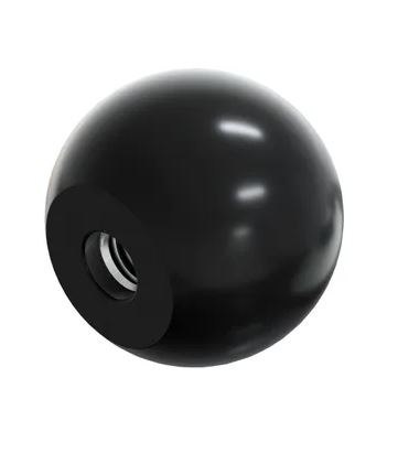 UCHWYT BAKELITOWY 'KULA' CZARNY M12*40MM DIN319C UN UCHWYT BAKELITOWY 'KULA' CZARNY M12*40MM DIN319C UN