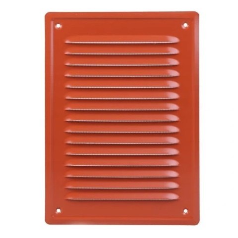 KRATKA METALOWA SKOŚNA Z SIATKĄ 14*21CM CEGLASTY AIR ROXY KRATKA METALOWA SKOŚNA Z SIATKĄ 14*21CM CEGLASTY AIR ROXY