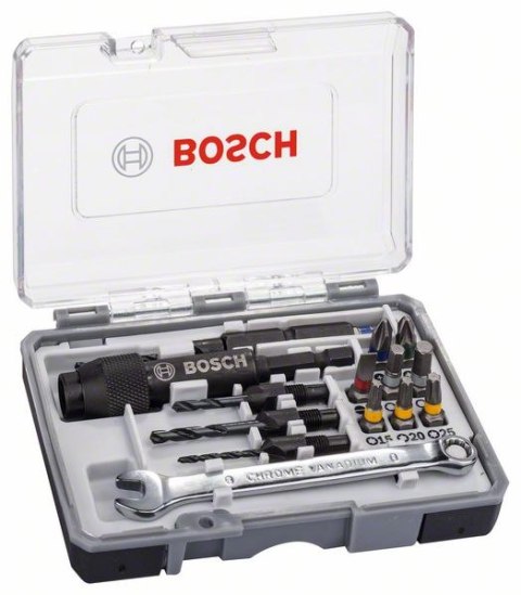 ZESTAW BITÓW + WIERTŁA 20SZT. BOSCH