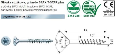 WKRĘT DO DREWNA OCYNK BIAŁY (200) TXTG 4.0*30MM WIROX MINI SPAX WKRĘT DO DREWNA OCYNK BIAŁY (200) TXTG 4.0*30MM WIROX MINI SPAX