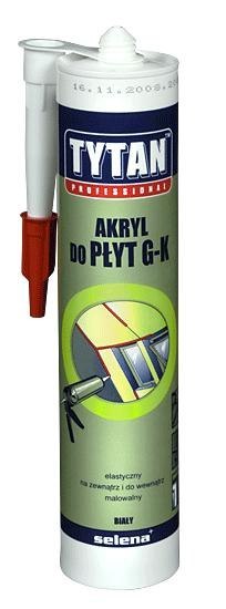 AKRYL TYTAN DO PŁYT GIPSOWO-KARTONOWYCH 280ML BIAŁY TYTAN AKRYL TYTAN DO PŁYT GIPSOWO-KARTONOWYCH 280ML BIAŁY TYTAN