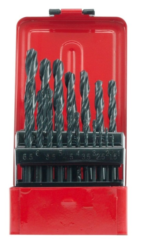 KOMPLET WIERTEŁ DO METALU 1-10MM 19SZT. VOREL KOMPLET WIERTEŁ DO METALU 1-10MM 19SZT. VOREL