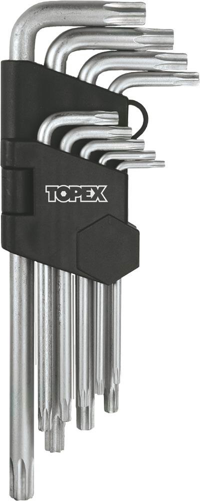KLUCZE TORX DŁUGIE T10-50MM TOPEX KLUCZE TORX DŁUGIE T10-50MM TOPEX