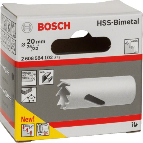 PIŁA OTWORNICA BIMETAL 20MM BOSCH PIŁA OTWORNICA BIMETAL 20MM BOSCH