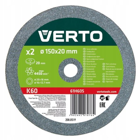 ŚCIERNICA CERAMICZNA KPL. 2 SZTUKI 150*20*20MM VERTO ŚCIERNICA CERAMICZNA KPL. 2 SZTUKI 150*20*20MM VERTO