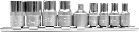 KLUCZE NASADOWE TORX E5-E16 ZESTAW 9-SZTUKOWY YATO KLUCZE NASADOWE TORX E5-E16 ZESTAW 9-SZTUKOWY YATO