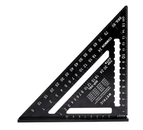 KĄTOWNIK STOLARSKI ALUMINIOWY Z PODSTAWĄ 175 MM PRO KĄTOWNIK STOLARSKI ALUMINIOWY Z PODSTAWĄ 175 MM PRO