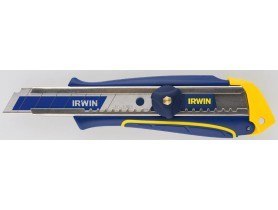 NÓŻ, NOŻYK ŁAMANY Z POKRĘTŁEM 18MM IRWIN NÓŻ, NOŻYK ŁAMANY Z POKRĘTŁEM 18MM IRWIN