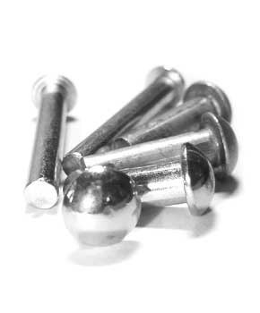 NIT STALOWY OCYNKOWANY ŁEB KULISTY 8*12MM UN NIT STALOWY OCYNKOWANY ŁEB KULISTY 8*12MM UN