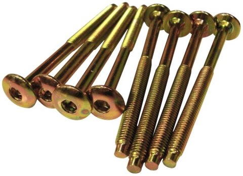 WKRĘT MEBLOWY OCYNKOWANY ŁEB PŁASKI 8*50MM UN WKRĘT MEBLOWY OCYNKOWANY ŁEB PŁASKI 8*50MM UN