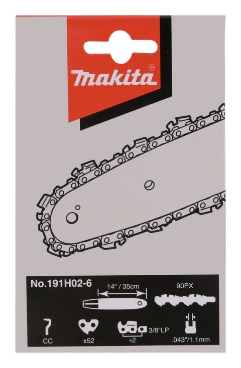 ŁAŃCUCH TNĄCY 35CM PODZIAŁKA 3/8'' SZER. ROWKA 1.1MM MAKITA ŁAŃCUCH TNĄCY 35CM PODZIAŁKA 3/8'' SZER. ROWKA 1.1MM MAKITA