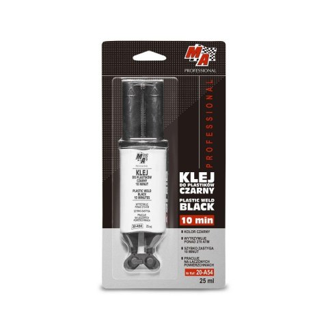 KLEJ DO SPAWANIA PLASTIKU 10 MINUT CZARNY 25ML MA PROFESSIONAL KLEJ DO SPAWANIA PLASTIKU 10 MINUT CZARNY 25ML MA PROFESSIONAL